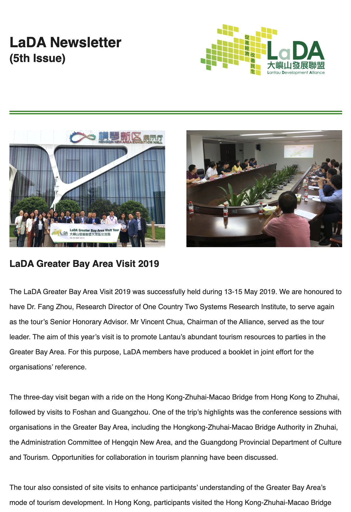 LaDA Newsletter 5th Issue